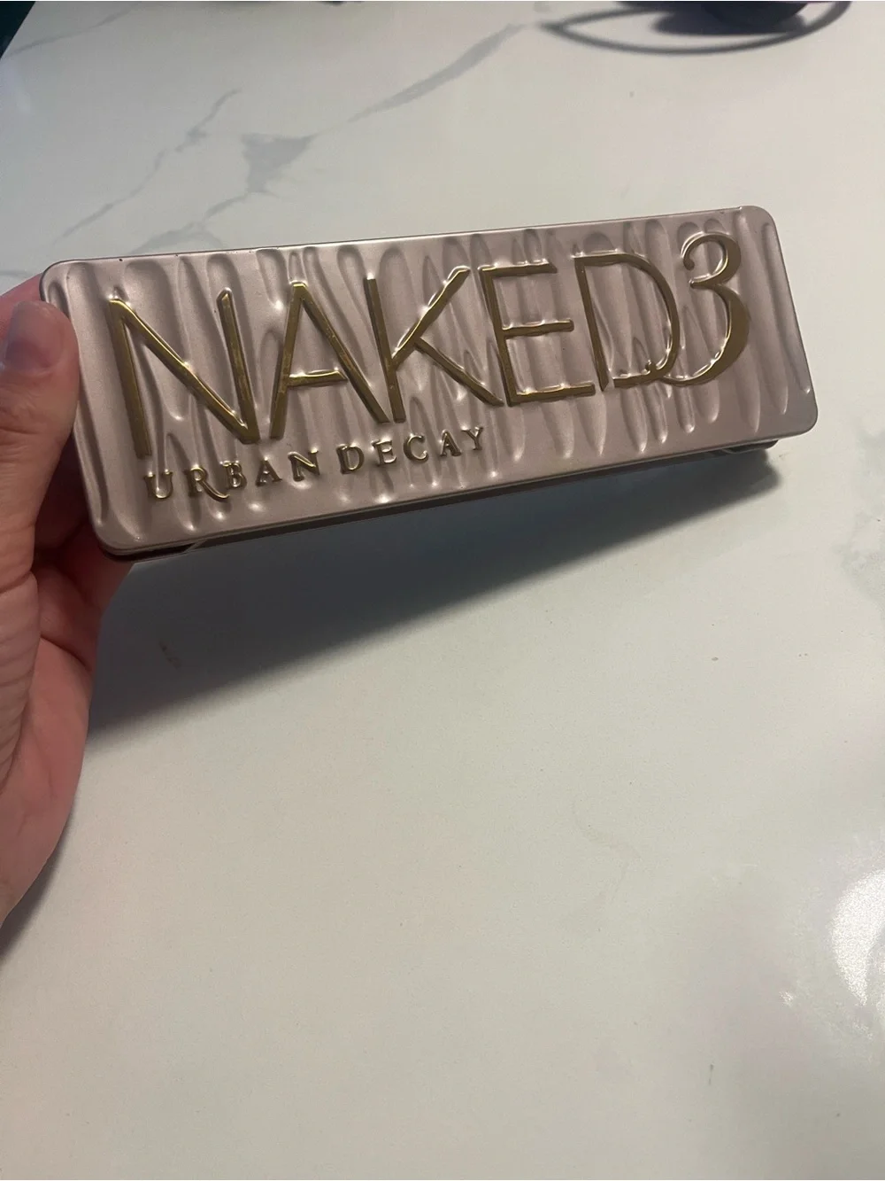 NWOT Urban Decay Naked3 Eyeshadow Palette - missing eyeshadow brush